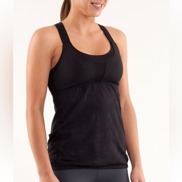 Lululemon Run Stuff Your Bra Tank Top Black Size 8 - Picture 8 of 8